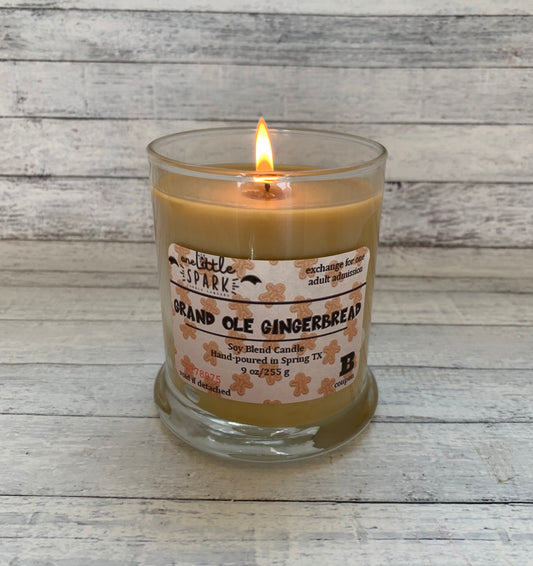 Grand Ole Gingerbread Candle