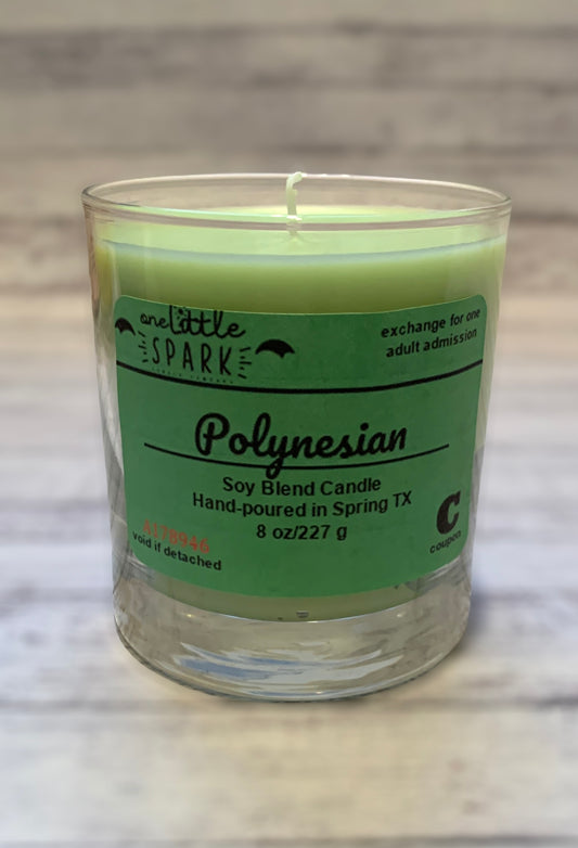 Polynesian 8 oz candle